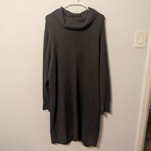 Torrid Dark Gray At the Knee Ultra Soft Sweater Dress Size 2X